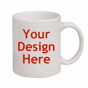 Customized ceramic mug, for your design